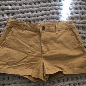 Khaki short shorts